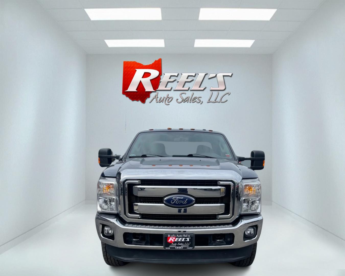 2015 Blue /Gray Ford F-350 SD XLT SuperCab Long Bed 4WD (1FT8X3B68FE) with an 6.2L V8 OHV 16V engine, 6-Speed Automatic transmission, located at 11115 Chardon Rd. , Chardon, OH, 44024, (440) 214-9705, 41.580246, -81.241943 - This 2015 Ford F-350 XLT Supercab 4WD, equipped with a robust 6.2L V8 engine and a 6-speed automatic transmission, offers substantial power and capability, suited for both work and recreational towing needs. It ensures driver comfort with a power driver's seat and power-adjustable pedals, coupled wi - Photo#1